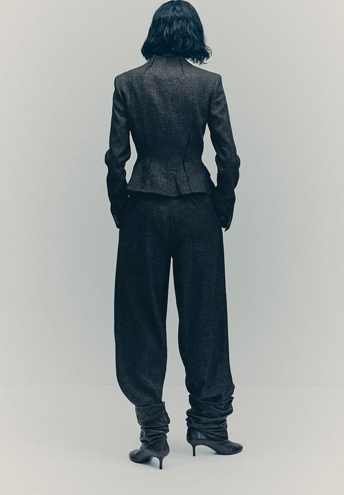 H&M - H&M Studio: Wool-blend blazer - grey