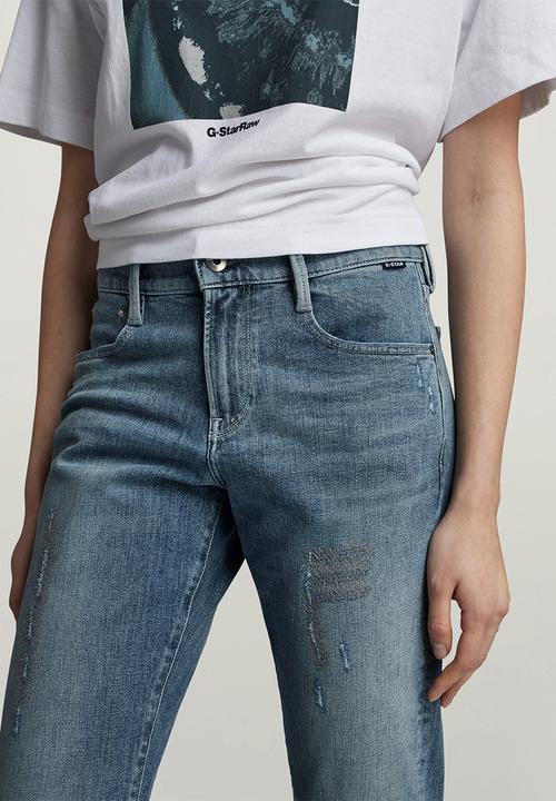 G-STAR - Ace Slim Jeans Wmn - Vintage Sea Breeze Restored