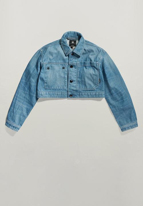 G-STAR - Cropped Denim Jacket Wmn - Antique faded moonlit ocean