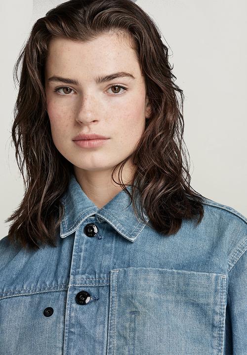 G-STAR - Cropped Denim Jacket Wmn - Antique faded moonlit ocean