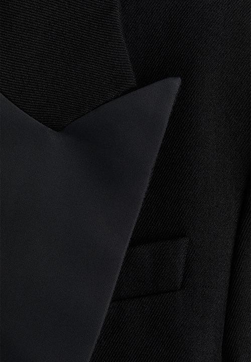 H&M - H&M Studio: Wool tuxedo blazer - black