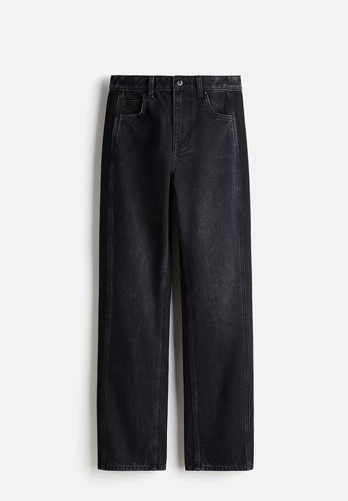 H&M - H&M Studio: Straight-leg jeans - black
