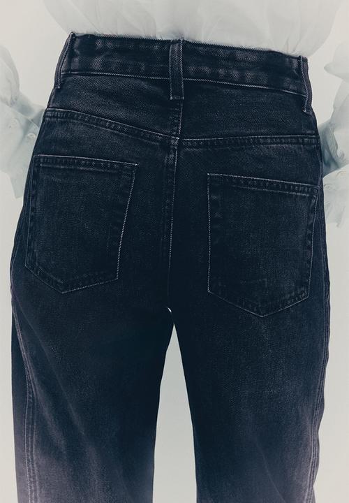 H&M - H&M Studio: Straight-leg jeans - black
