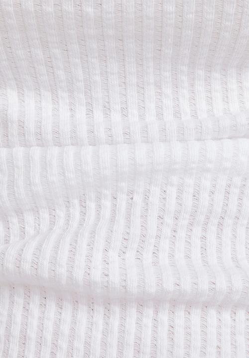 G-STAR - Deep Scoop Ultra Slim Top Wmn - White