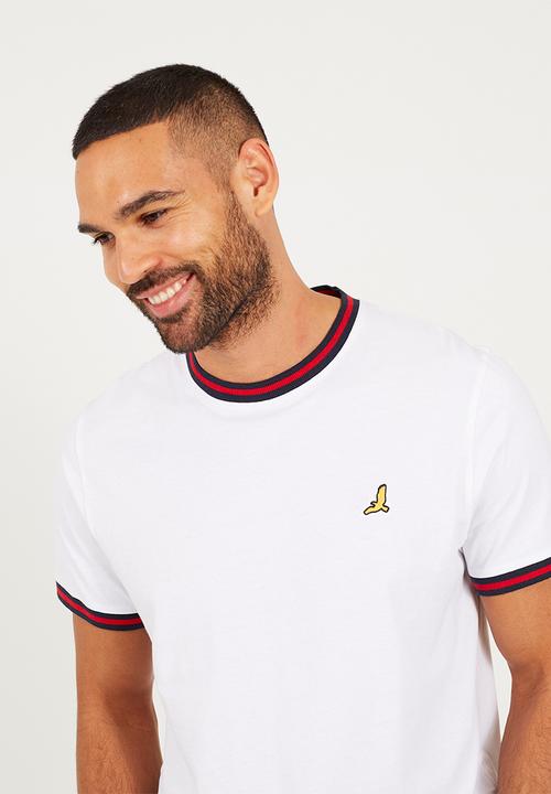 Brave Soul - Crew Neck T-shirt  - Optic White