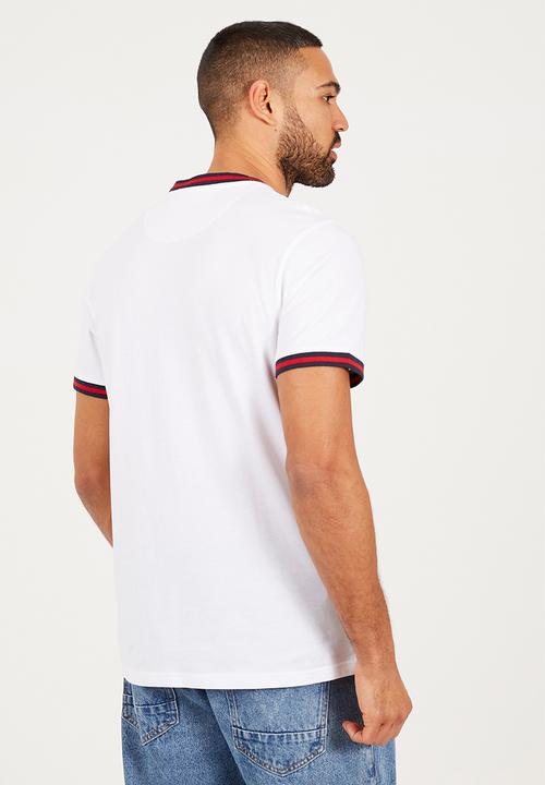 Brave Soul - Crew Neck T-shirt  - Optic White