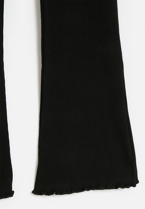 Pop Candy - Flared leggings - black