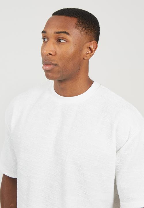Brave Soul - Oversized Fit T-shirt - Cream