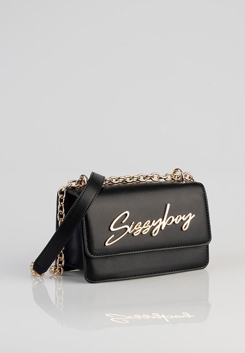 SISSY BOY - Slay fest structured crossbody - black