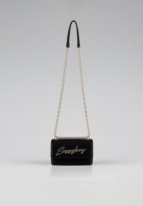 SISSY BOY - Slay fest structured crossbody - black