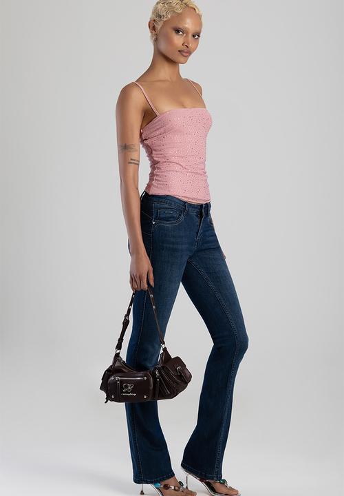 SISSY BOY -  Cargo shoulder bag with multiple pocket detail - Brown