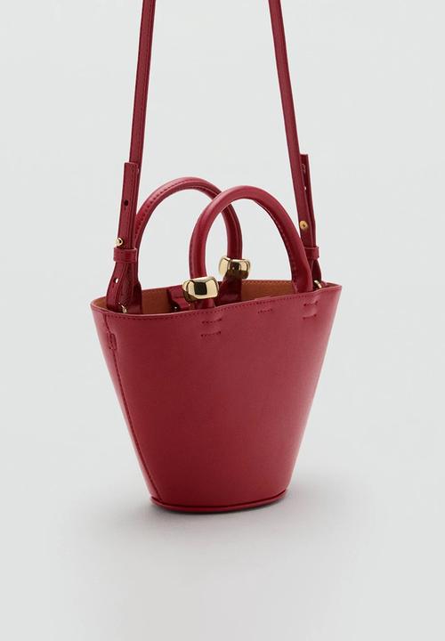 MANGO - Meti crossbody bag - dark red
