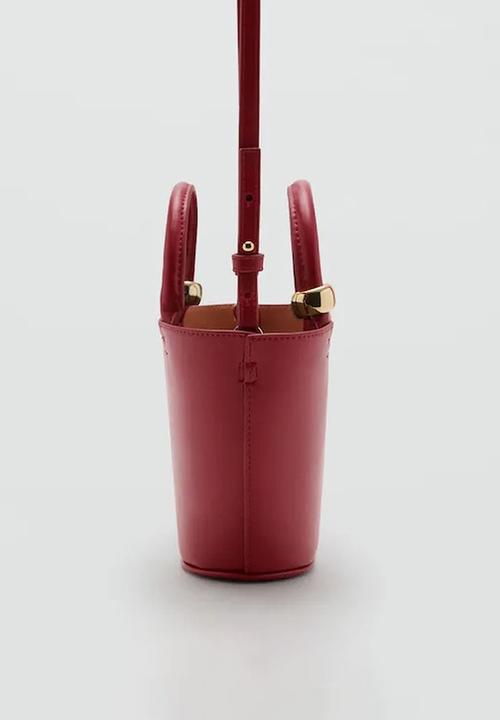 MANGO - Meti crossbody bag - dark red