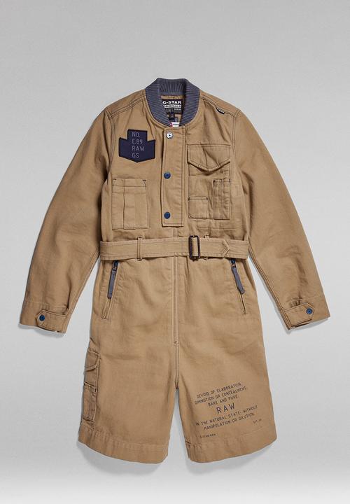 G-STAR - E Short Overall Wmn - Beige