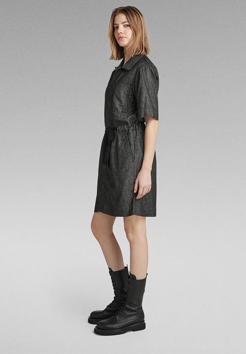 G-STAR - Army s/s Dress Wmn - Jet Black