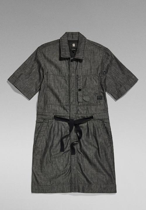 G-STAR - Army s/s Dress Wmn - Jet Black