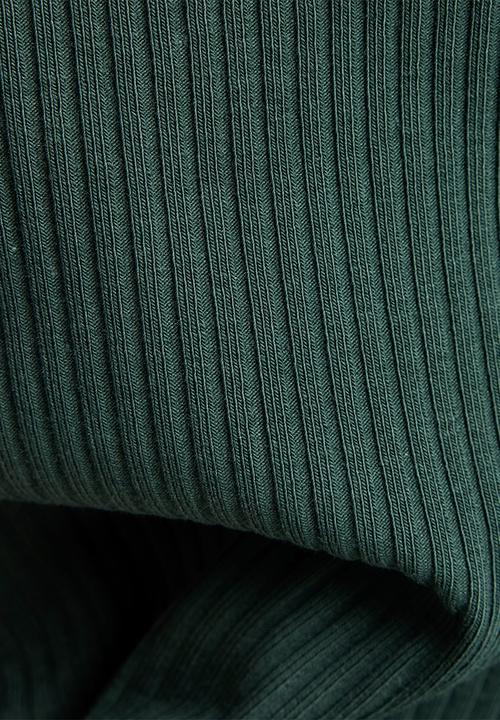 G-STAR - Rib Slim Dress Wmn - Laub