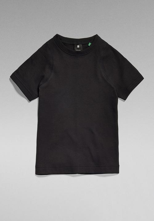 G-STAR - Cropped Ultra Slim Top Wmn - Dk Black