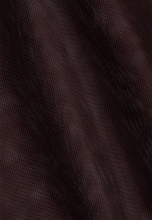H&M - H&M Studio: Off-the-shoulder mesh top - burgundy