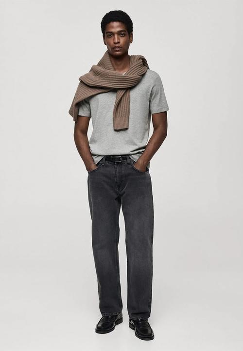 MANGO - Camiseta Chelsea - Medium Gray