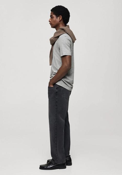 MANGO - Camiseta Chelsea - Medium Gray