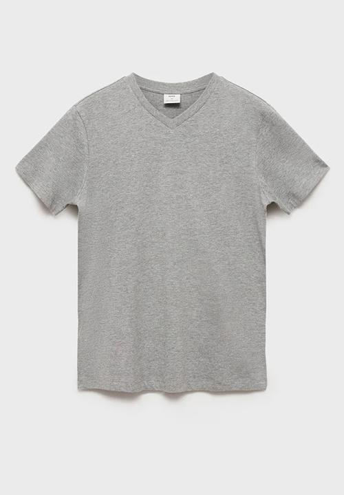 MANGO - Camiseta Chelsea - Medium Gray