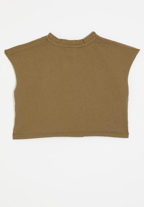 Pop Candy - Printed tee-brown