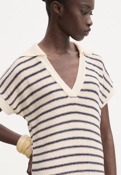MANGO - Dress Tunis - Navy