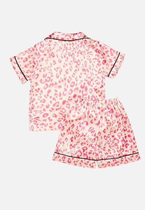 Pop Candy - Leopard print pj set - multi
