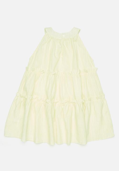 Pop Candy - Sleeveless dress & hat set - yellow