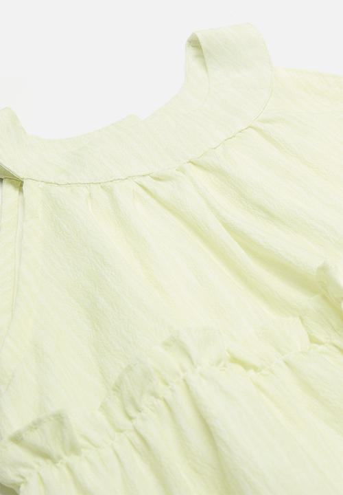 Pop Candy - Sleeveless dress & hat set - yellow