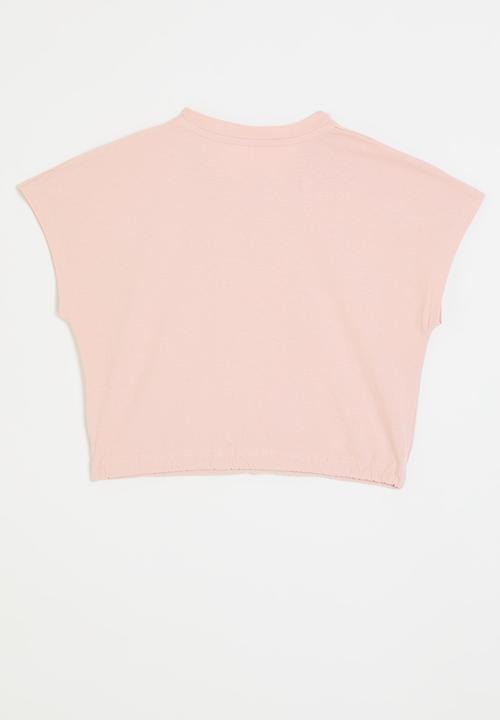 Pop Candy - Drawstring tee - pink