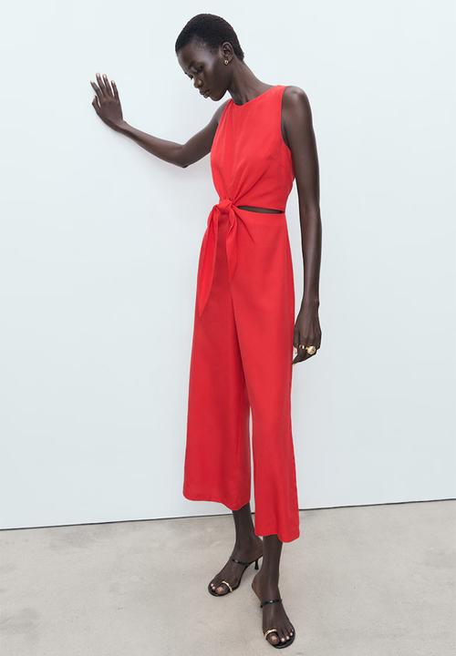 MANGO - Jumpsuit Lana - Red