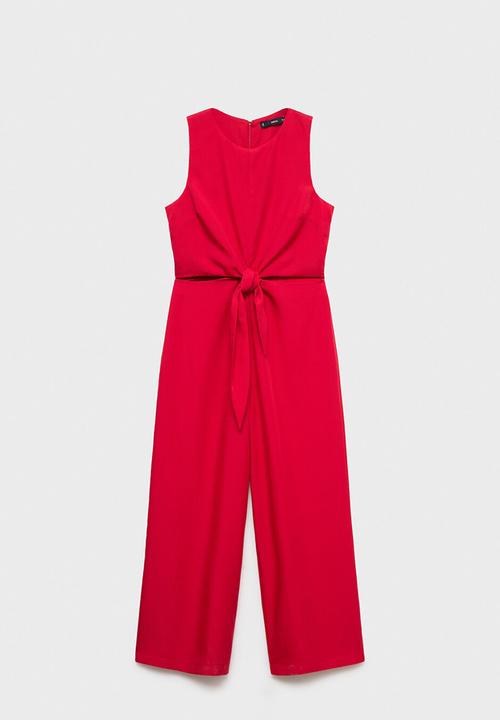 MANGO - Jumpsuit Lana - Red