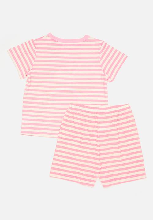 Pop Candy - Stripe pj set - pink
