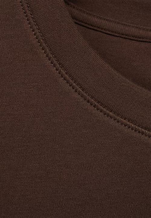 MANGO - T-Shirt Rita - Dark Brown
