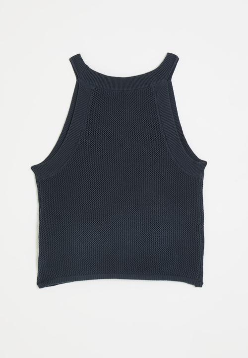 Pop Candy - Knit tank-style top - midnight blue