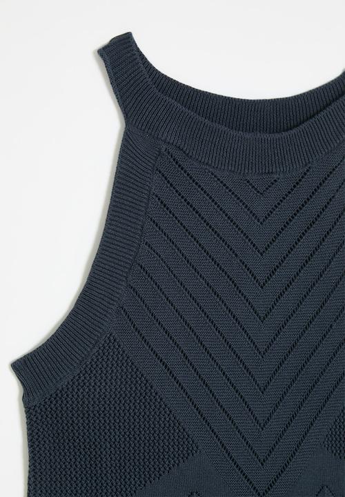 Pop Candy - Knit tank-style top - midnight blue