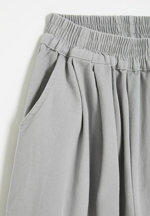 Pop Candy - Wide leg co-ord pants - grey