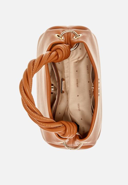 GUESS - Sansa top handle crossbody - cognac