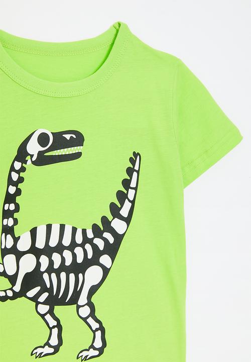 Pop Candy - Dino print tee - green