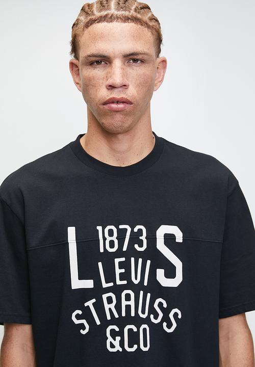 Levi’s® - Lockwood Practice Tee - Two Horse Jersey Jet Black Graphic