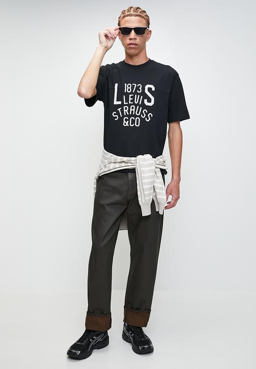 Levi’s® - Lockwood Practice Tee - Two Horse Jersey Jet Black Graphic