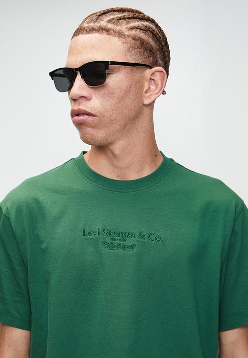 Levi’s® - Vintage Fit Graphic Tee - Archival 2Hp Tee 1 Dark Green Graphic