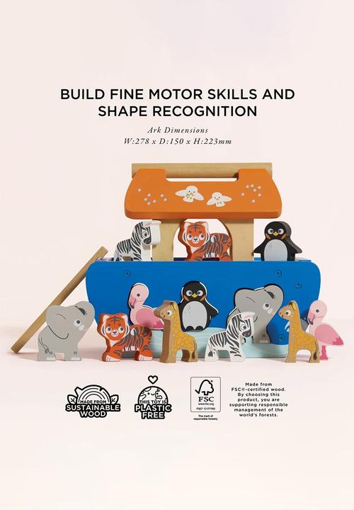 Le Toy Van - Noah's Ark & Animals Shape Sorter - multi