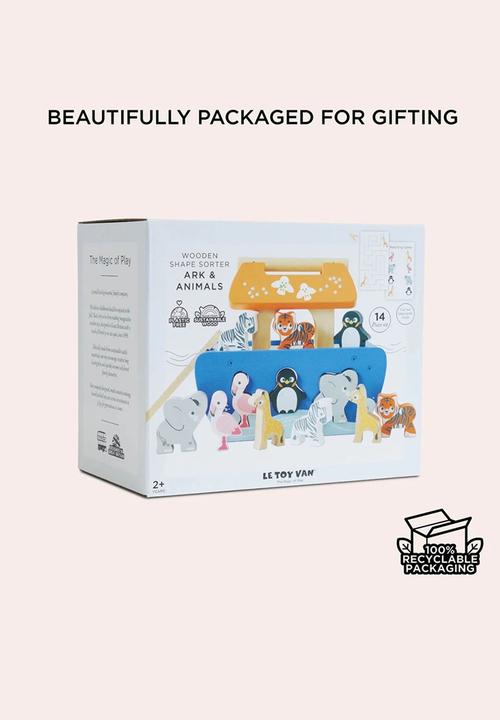 Le Toy Van - Noah's Ark & Animals Shape Sorter - multi