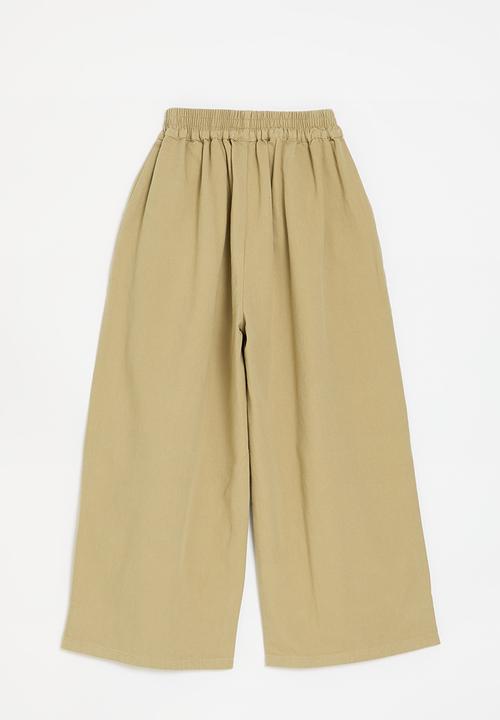 Pop Candy - Straight leg pants - khaki