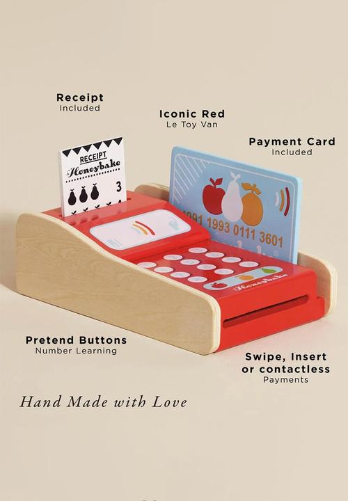 Le Toy Van - Wooden Shop Card Machine - multi