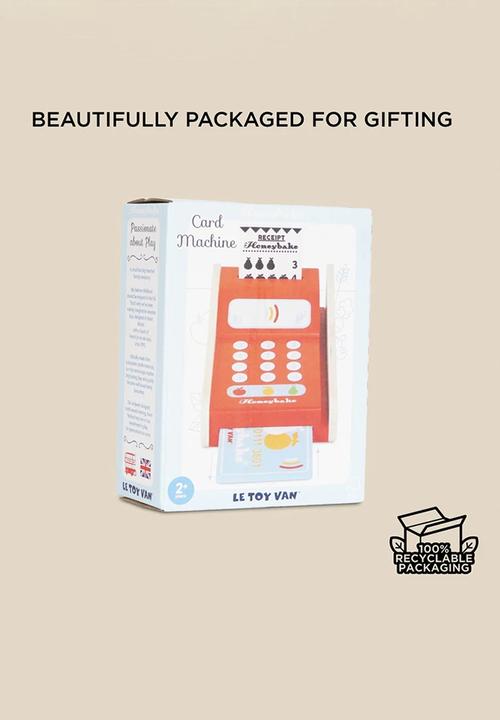 Le Toy Van - Wooden Shop Card Machine - multi