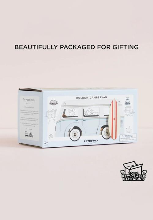 Le Toy Van - Wooden Holiday Camper Van  - light blue